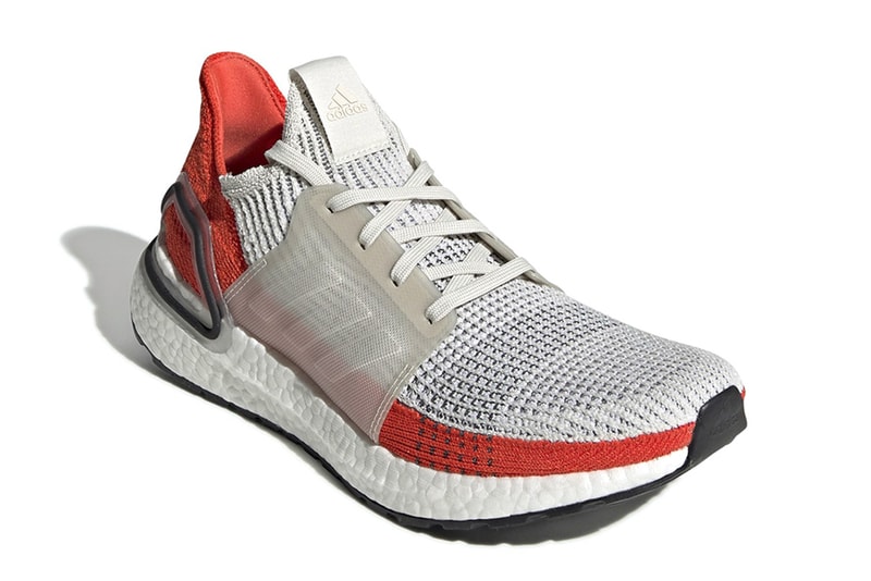 adidas UltraBOOST 2019 Spring Summer SS19 Active Orange Chunky Boost Unit Extra Cushioning Technology NASA White Clear Cage Three Stripes Trefoil Branding New Shape Design Release Information Drop Date