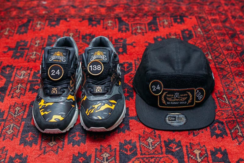 24 Kilates Nike Air Max 1 Custom Pairs Sneakers Sabotage SBTG Singapore Artist Customiser Stampede Collection The Mine Bangkok Thailand New Era Cap Design X Ray Camouflage Velcro Patches Military Inspired  