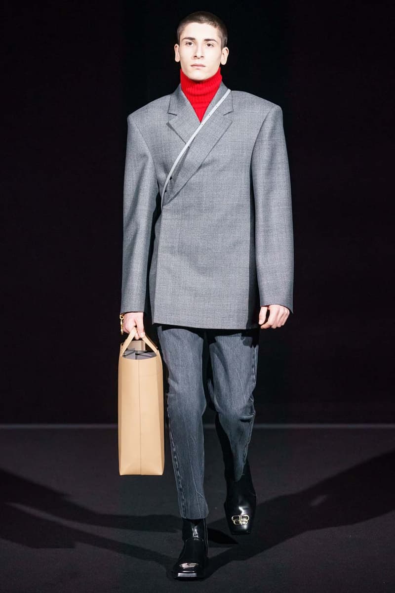 balenciaga fall winter 2019 fw19 runway collection show presentation pfw paris fashion week menswear