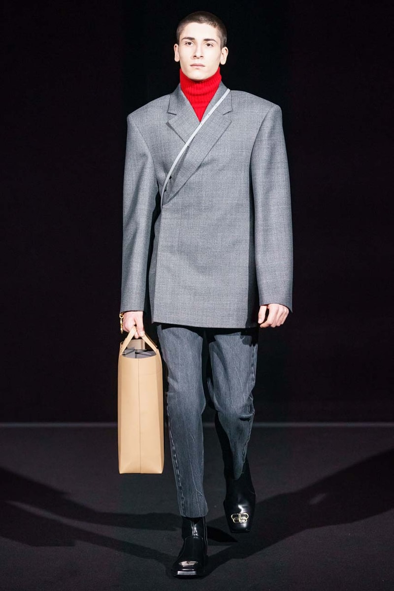 balenciaga fall winter 2019 fw19 runway collection show presentation pfw paris fashion week menswear