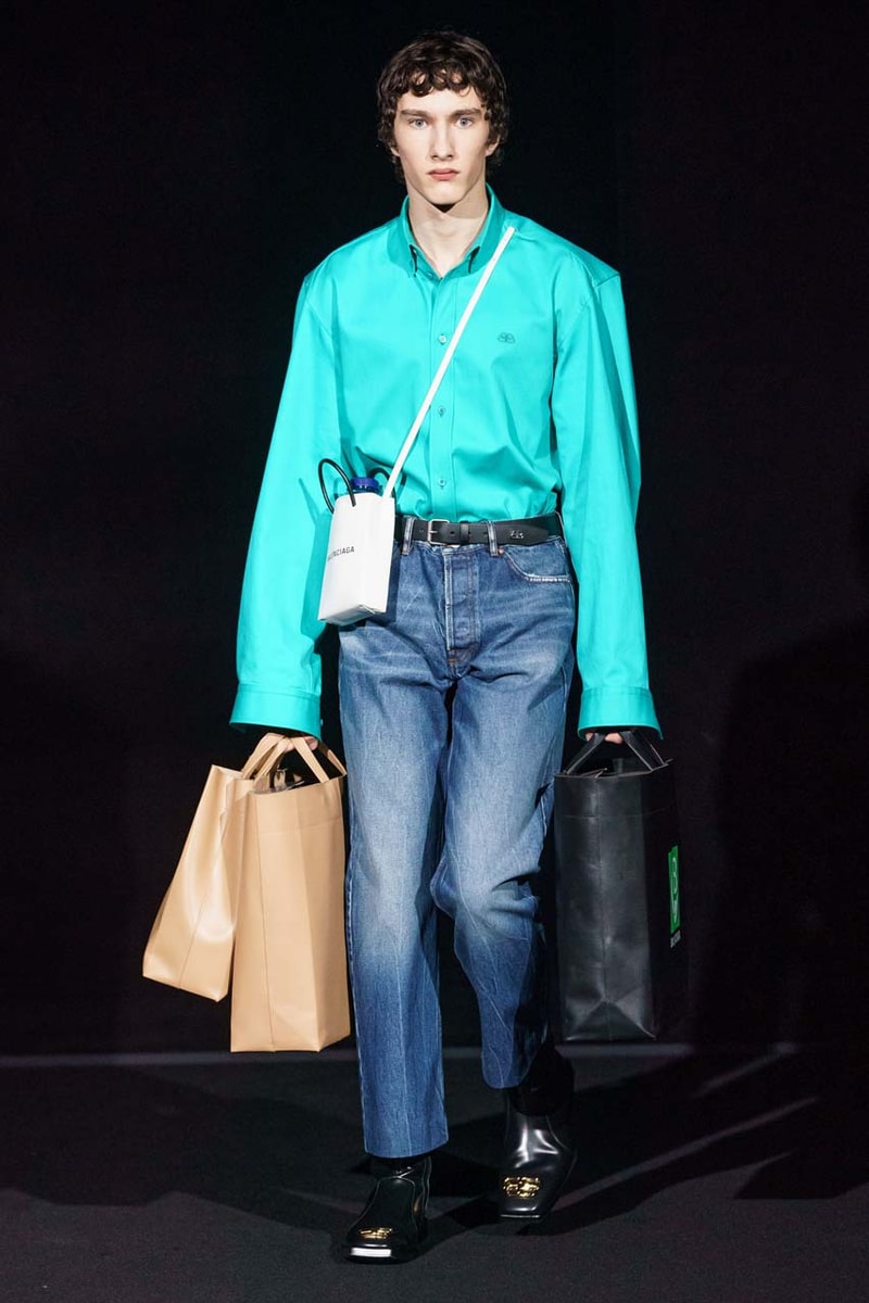 balenciaga fall winter 2019 fw19 runway collection show presentation pfw paris fashion week menswear