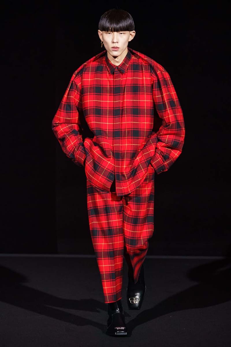 balenciaga fall winter 2019 fw19 runway collection show presentation pfw paris fashion week menswear