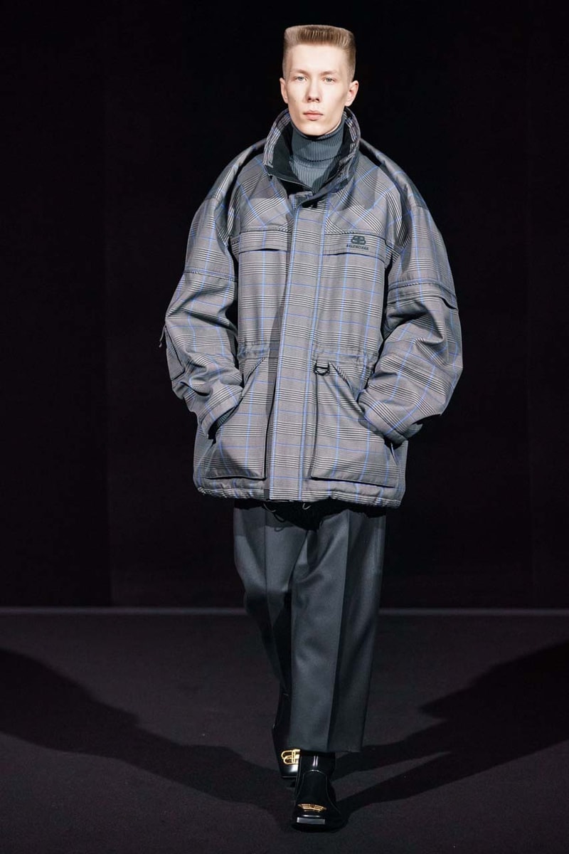 balenciaga fall winter 2019 fw19 runway collection show presentation pfw paris fashion week menswear