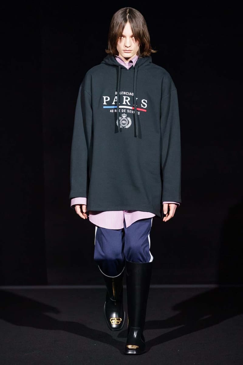 balenciaga fall winter 2019 fw19 runway collection show presentation pfw paris fashion week menswear