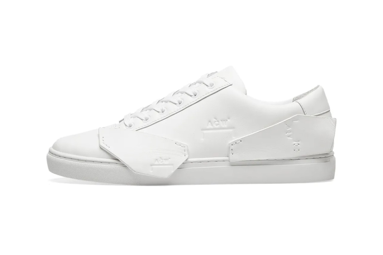 a cold wall shard low white panelled leather sneaker release samuel ross end clothing