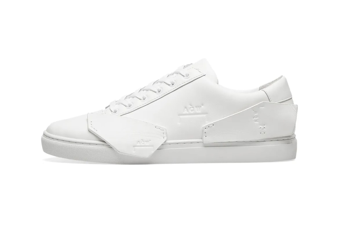 A Cold Wall Shard Low White Leather Sneaker Drop Hypebeast A Cold Wall Shard Low White Leather Sneaker Drop Hypebeast