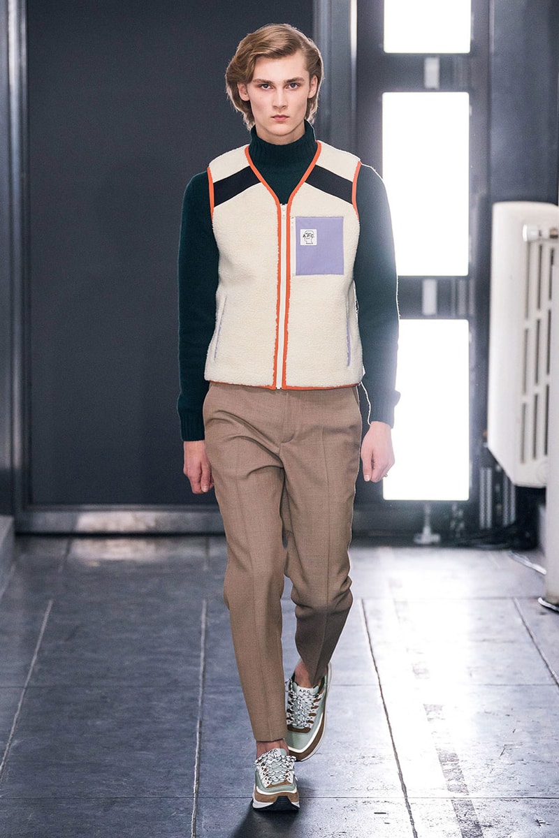 A.P.C.  Brain Dead INTERACTION #3 Collaboration suzanne koller collection release info date drop paris fashion week denim vest fleece