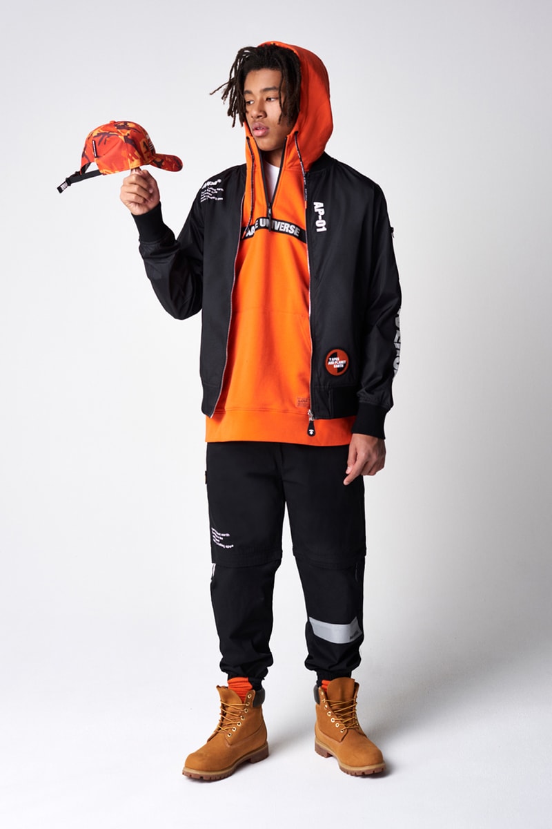 AAPE by A BATHING APE Spring 2019 Lookbook collection release date drop info buy camouflage head BAPE