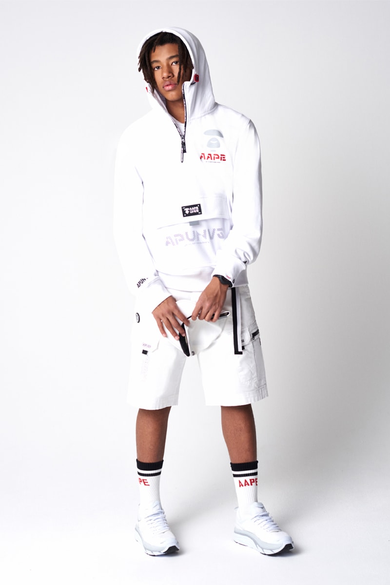 AAPE by A BATHING APE Spring 2019 Lookbook collection release date drop info buy camouflage head BAPE