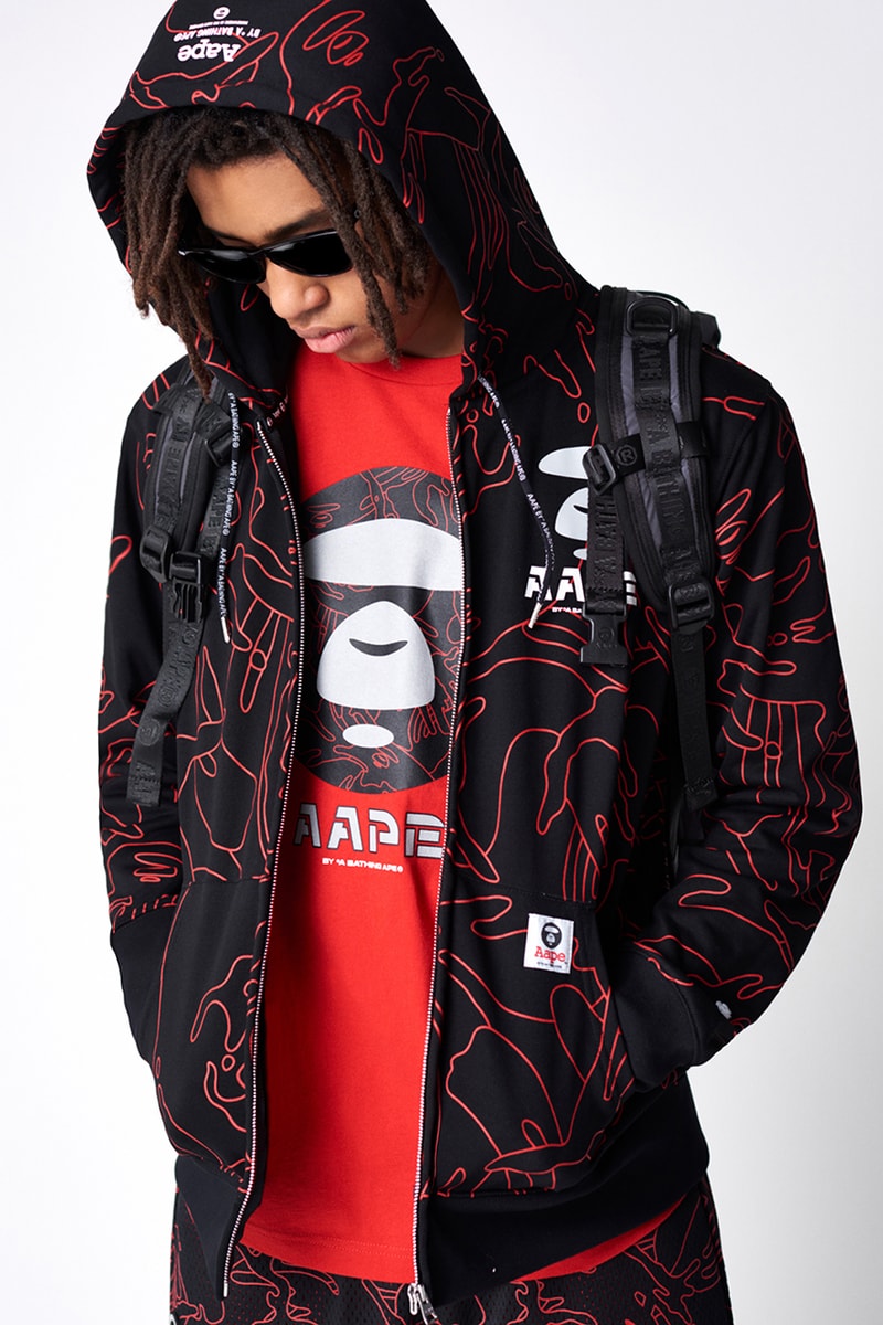 AAPE by A BATHING APE Spring 2019 Lookbook collection release date drop info buy camouflage head BAPE