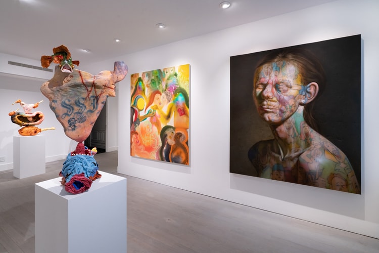 Look Inside Aaron Johnson & Christian Rex van Minnen's Collaborative Exhibition