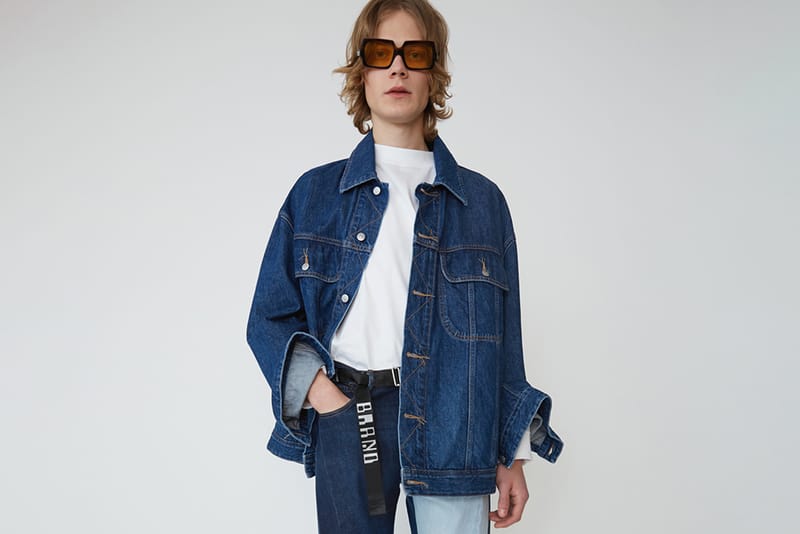 Shop Acne Studios Oversized Fit Denim Jacket Online | Camargue Fashion  Australia
