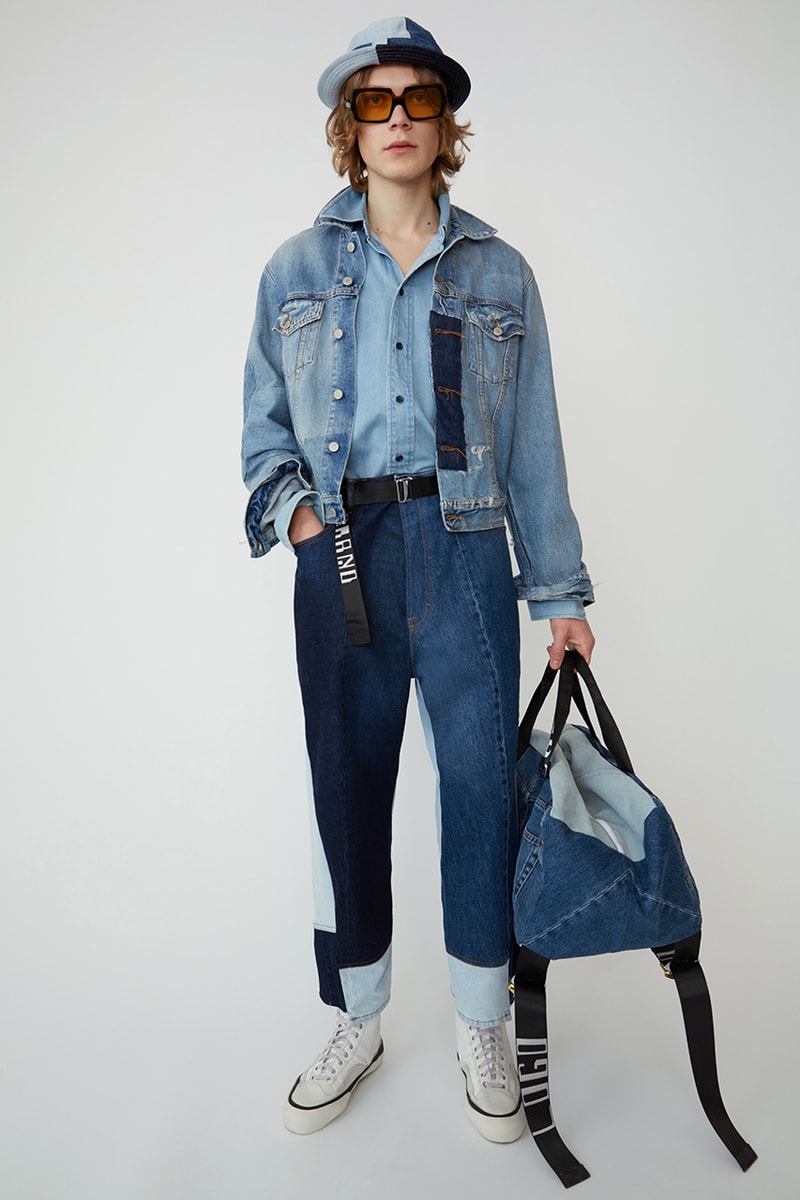 Acne Studios Spring/Summer 2019 Denim Collection Bia Konst Lookbook Fashion Clothing Cop Purchase Buy 90s Americana Workwear Swedish Designer Straight Leg Clean USA Sweden Scandinavian