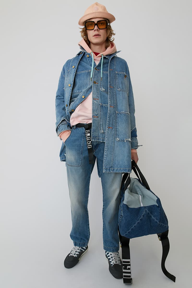 Acne Studios Spring/Summer 2019 Denim Collection Bia Konst Lookbook Fashion Clothing Cop Purchase Buy 90s Americana Workwear Swedish Designer Straight Leg Clean USA Sweden Scandinavian