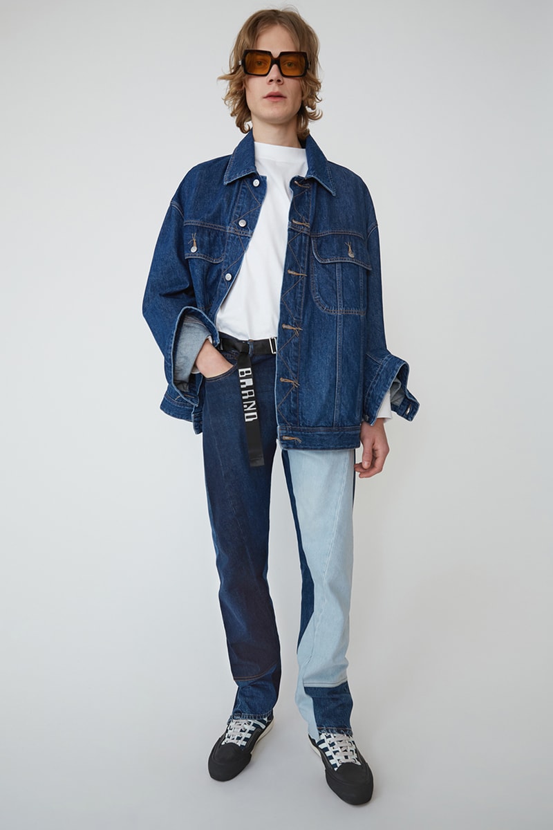 Acne Studios Spring/Summer 2019 Denim Collection Bia Konst Lookbook Fashion Clothing Cop Purchase Buy 90s Americana Workwear Swedish Designer Straight Leg Clean USA Sweden Scandinavian