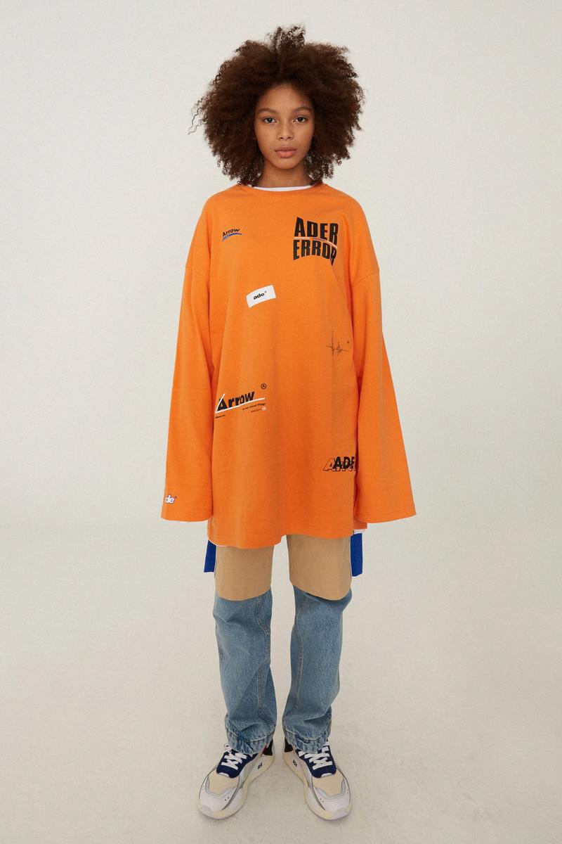 ADER error Spring/Summer 2019 "Arrow" Collection Lookbook unisex fashion Korean brand imprint south korea seoul PUMA shirtings trousers overcoats trench coats outerwear denim t-shirts basics release info drop date stockist 