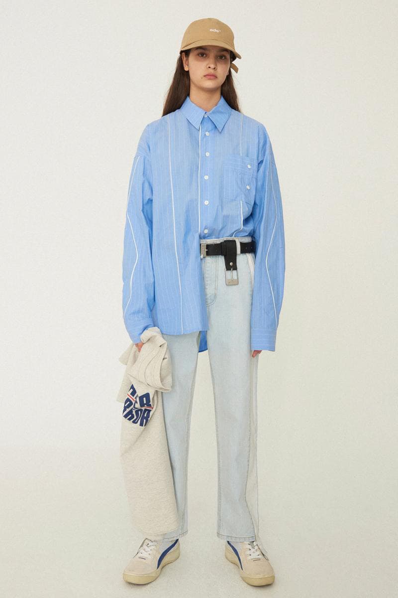 ADER error Spring/Summer 2019 "Arrow" Collection Lookbook unisex fashion Korean brand imprint south korea seoul PUMA shirtings trousers overcoats trench coats outerwear denim t-shirts basics release info drop date stockist 