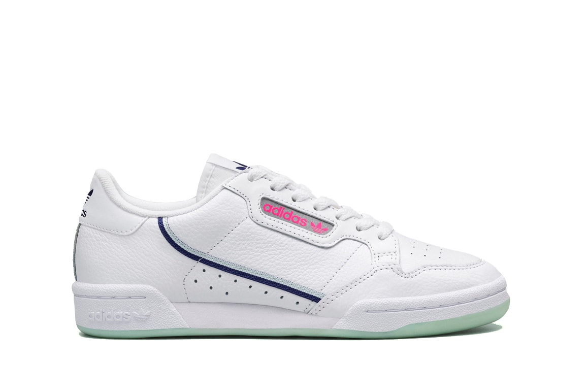 adidas Continental 80 Expansive SS19 Collection drop release date info march 9 2019 spring summer colorways ice mint, navy, grey, ash grey, clear brown