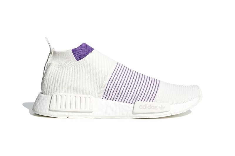 adidas NMD City Sock CS1 Boost Purple Pack SS19 Spring Summer 2019 Footwear Release New Colorway Primeknit Upper Flexible Comfort Trefoil Branding CM8496