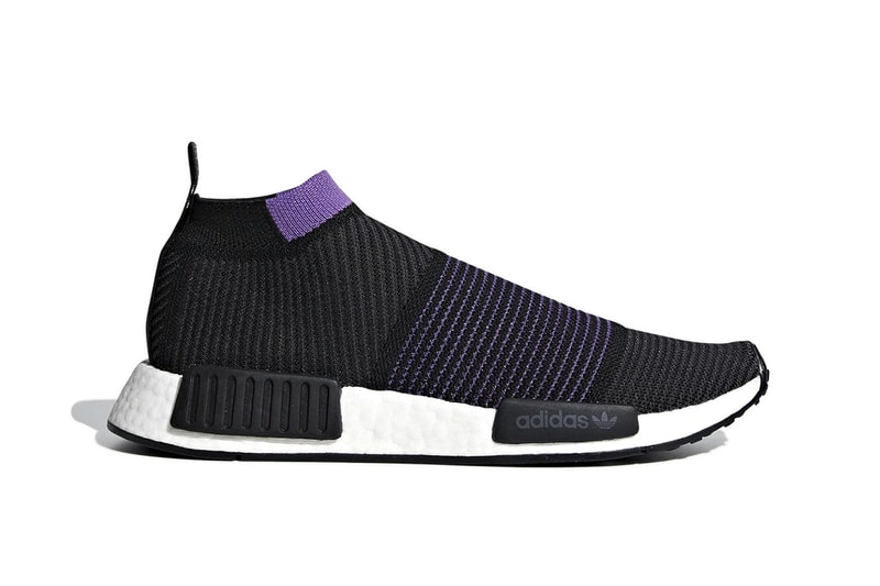 adidas NMD City Sock CS1 Boost Purple Pack SS19 Spring Summer 2019 Footwear Release New Colorway Primeknit Upper Flexible Comfort Trefoil Branding CM8496