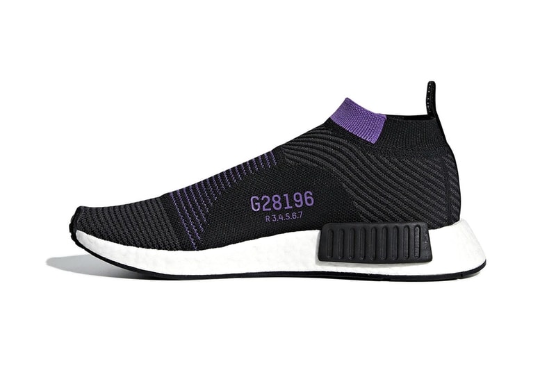 adidas NMD City Sock CS1 Boost Purple Pack SS19 Spring Summer 2019 Footwear Release New Colorway Primeknit Upper Flexible Comfort Trefoil Branding CM8496