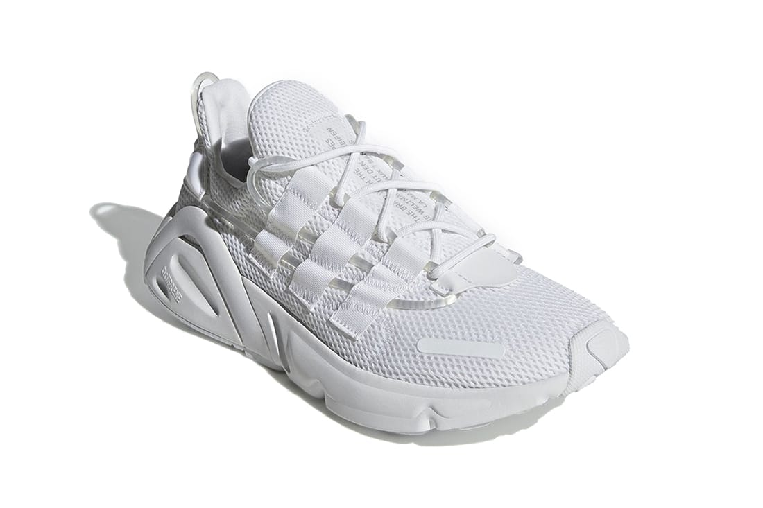 adidas originals lxcon adiprene trainers in triple white