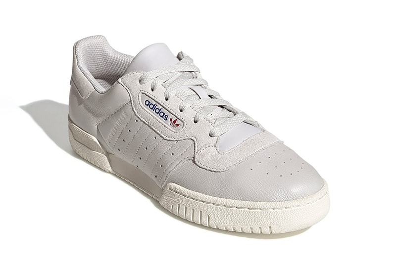 adidas Originals Powerphase Grey One Off White Sneaker Shoe Trainer Yeezy Calabasas OG Retro Inspired Three Stripes Premium Leather Debossed Lettering Release Date Drop Information How To Cop