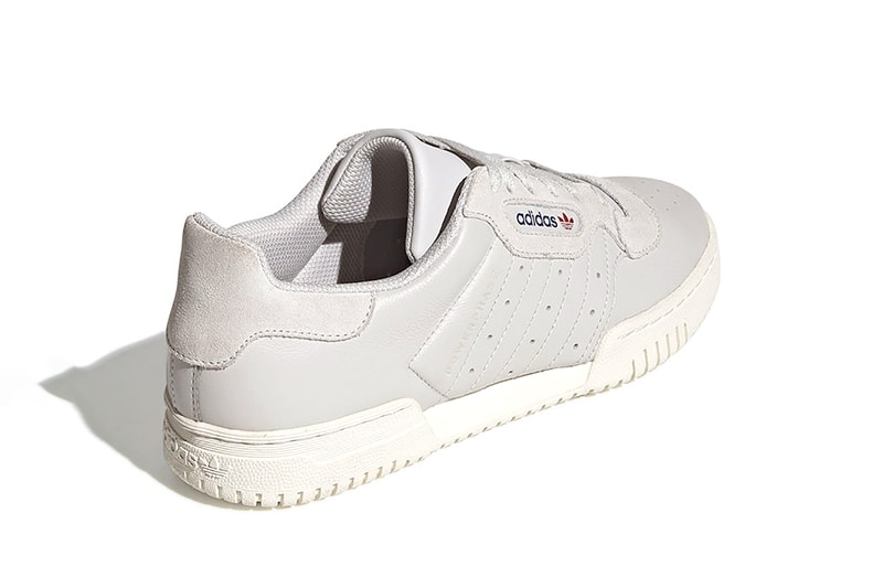 adidas Originals Powerphase Grey One Off White Sneaker Shoe Trainer Yeezy Calabasas OG Retro Inspired Three Stripes Premium Leather Debossed Lettering Release Date Drop Information How To Cop