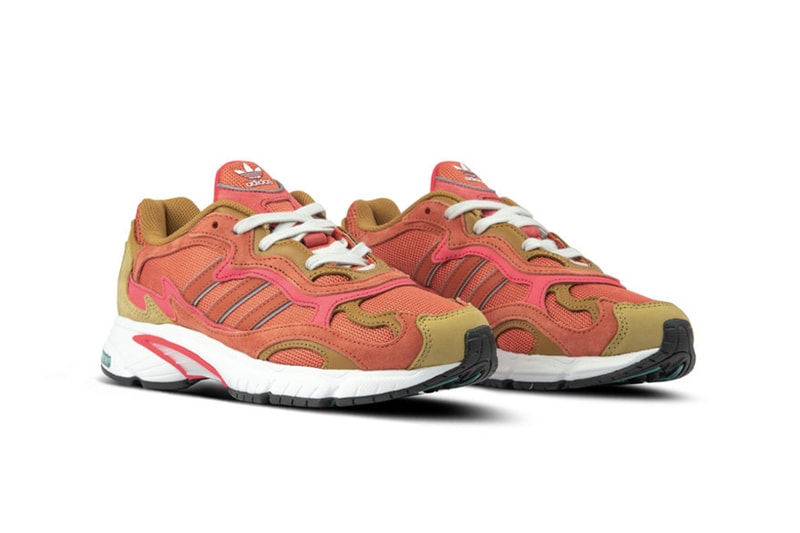 adidas Temper Run Raw Amber Core Black Legend Purple New Colorways OG Sneaker Dad Shoe Chunky Silhouette 