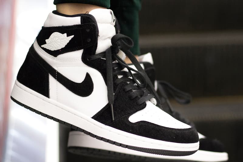 air jordan 1 panda nike closer look on foot colorway release date info buy brand