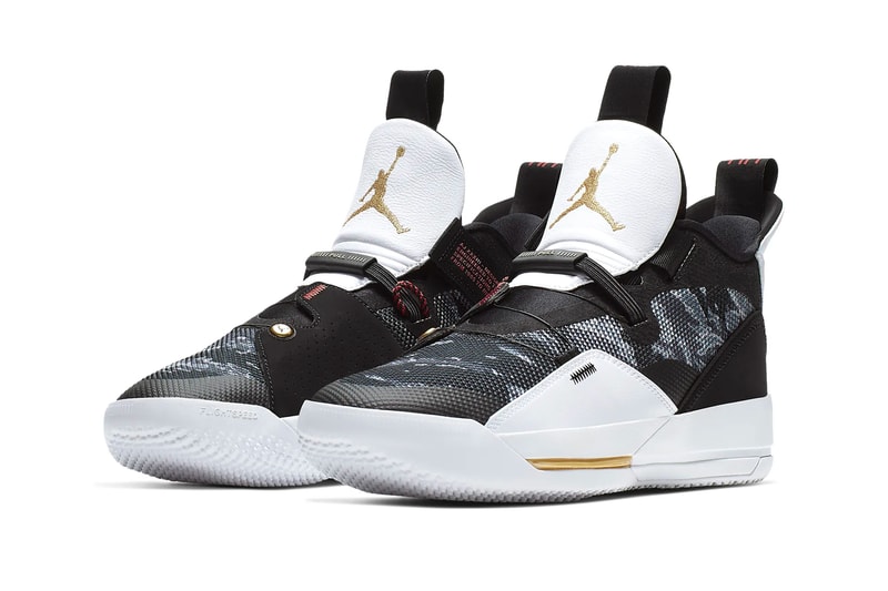 Air Jordan 33 Tiger-Stripe Camo Release Info nike jumpman basketball sneakers shoes 