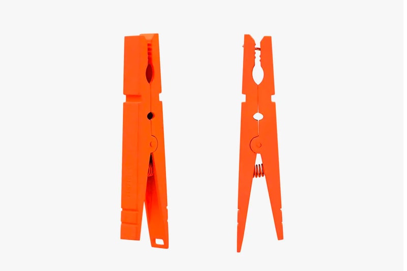 Ambush Nobo Clip Earring Release Yoon Orange Peg clothespin