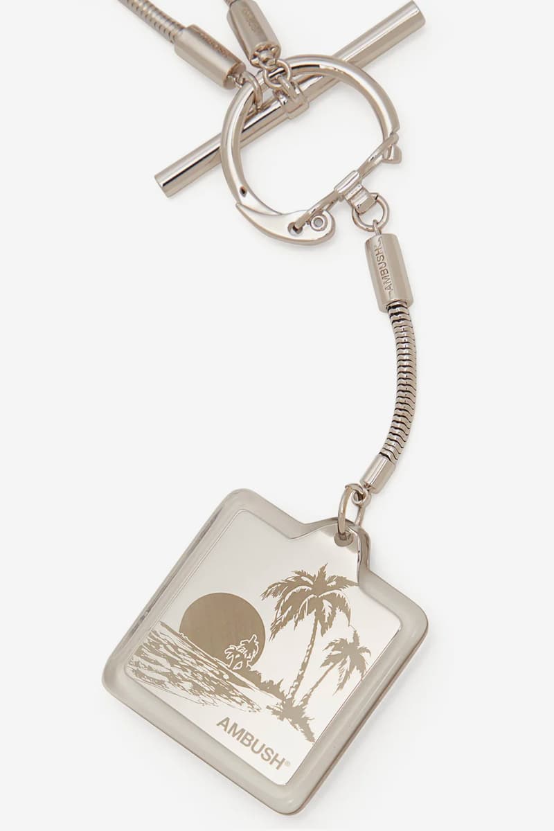 AMBUSH Souvenir Key-Ring Necklace Release Silver Yoon MATCHESFASHION.COM