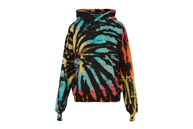 $746 USD AMIRI Tie-Dyed Hoodie Is J. Cole-Approved