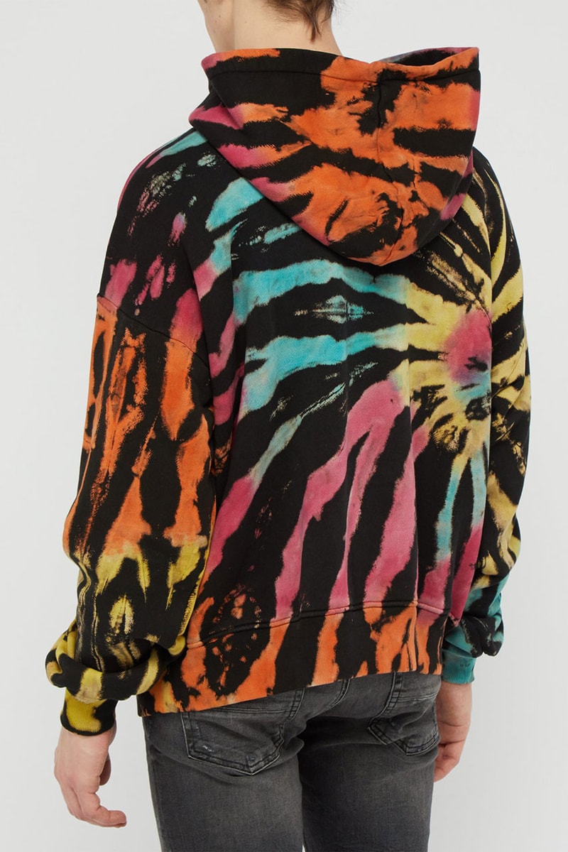 amiri tie dye ss19 spring summer 2019 collection hoodie pattern j cole wore buy release date drop info color pattern nba all star game