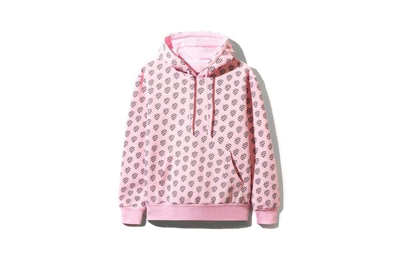 anti social social club pink hoodie real