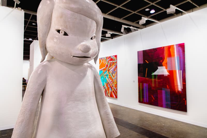 Art Basel Hong Kong 2019 Recap Takashi Murakami Jean-Michel Basquiat Keith Haring Pablo Picasso Jeff Koons Andy Warhol Vincent Namatjira Javier Calleja Keiichi Tanaami Hajime Sorayama David Hockney Jaume Plensa Jose parla Kaikai Kiki Charles Avery Heji Shin Kanye West Frank Ocean Peter Halley Eric Fischl Willem de Kooning George Condo Kaws Peter Zimmermann Mr. Perrotin Liu Xiaodong Mika Tajima Zeng Fanzhi Hauser Wirth Louise Bourgeois Damien Hirst Zhou Li Gerasimos Floratos Virgl Abloh Robert Rauschenberg Duane Hanson Huang Hai Hsin Elemgreen Dragsin Chow Chun Fai Blum Poe Yoshitomo Nara AR Penck Noh Suntag Chu Enoki Yamaguchi Akira Mori Junichi Anselm reyle Claudia Comte Ye Linghan Todd James