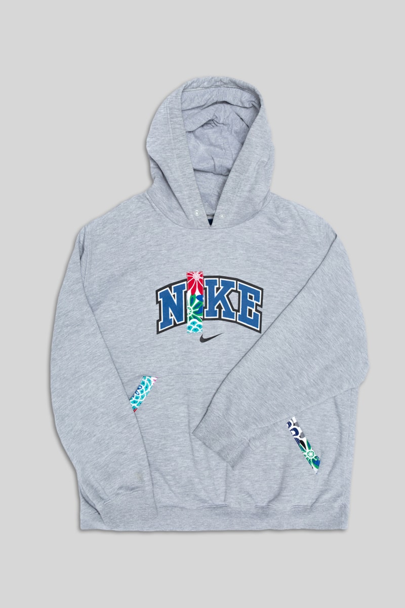 Atelier & Repairs' Patchwork Nike adidas Gear sweater shirt hoodie shirt swoosh logo denim