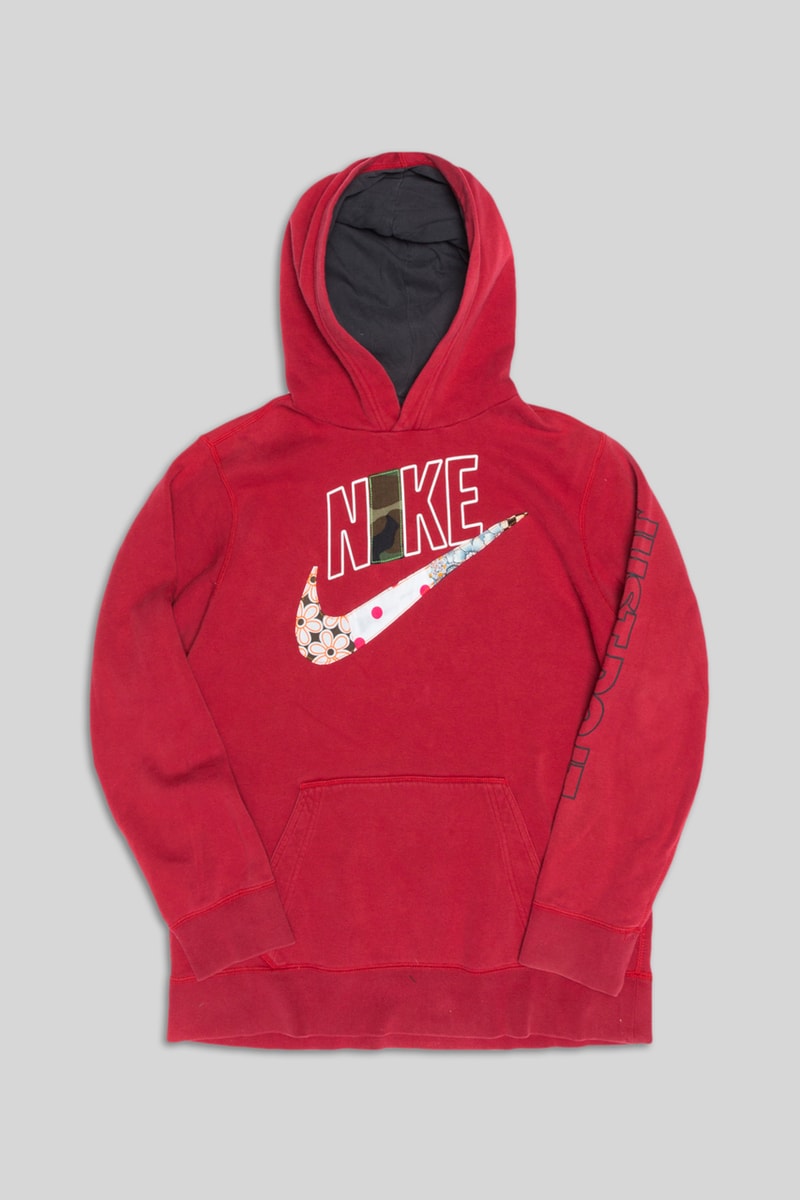 Atelier & Repairs' Patchwork Nike adidas Gear sweater shirt hoodie shirt swoosh logo denim