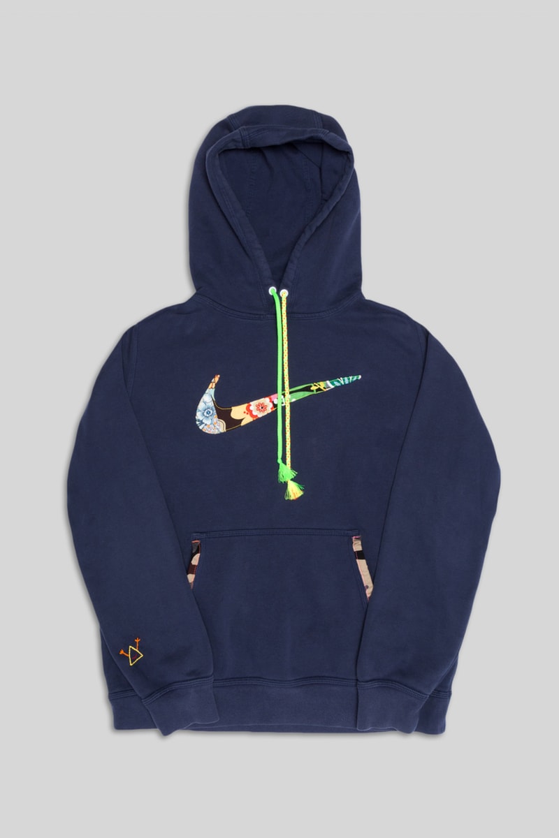 Atelier & Repairs' Patchwork Nike adidas Gear sweater shirt hoodie shirt swoosh logo denim