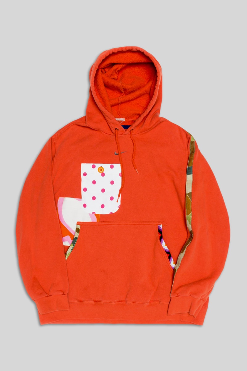 Atelier & Repairs' Patchwork Nike adidas Gear sweater shirt hoodie shirt swoosh logo denim