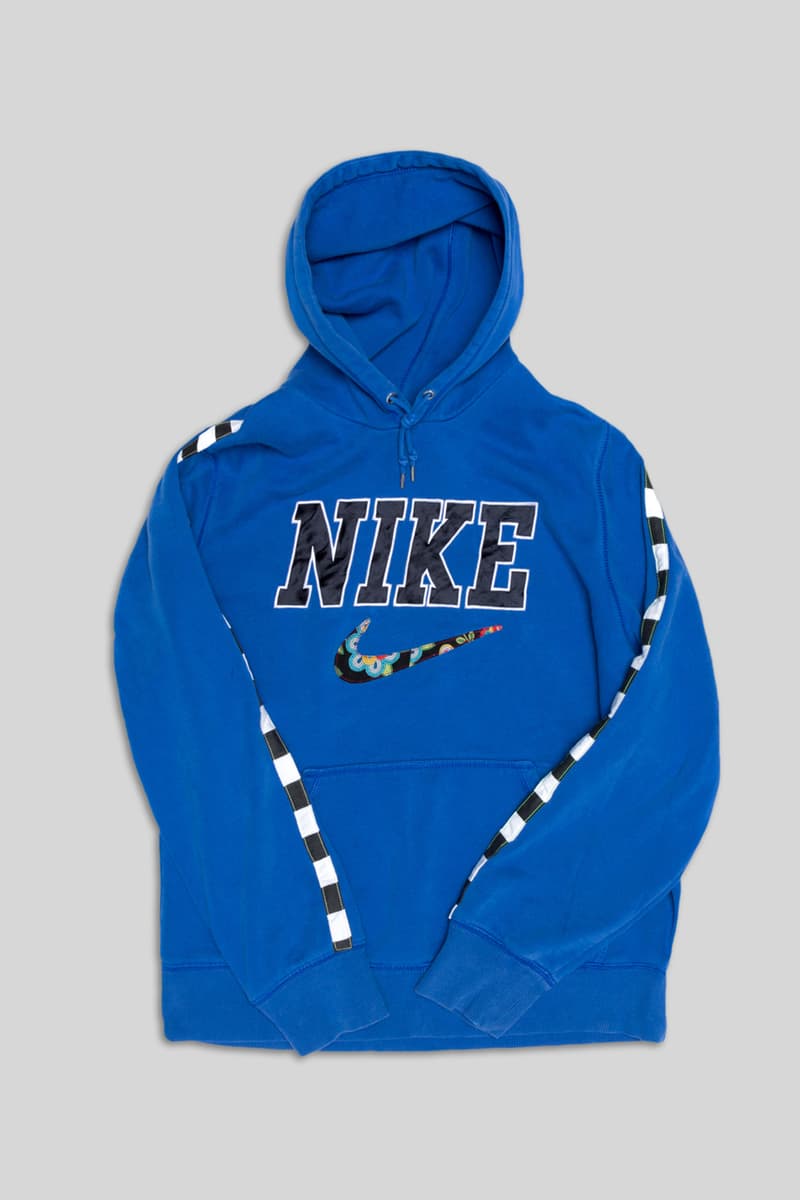 Atelier & Repairs' Patchwork Nike adidas Gear sweater shirt hoodie shirt swoosh logo denim