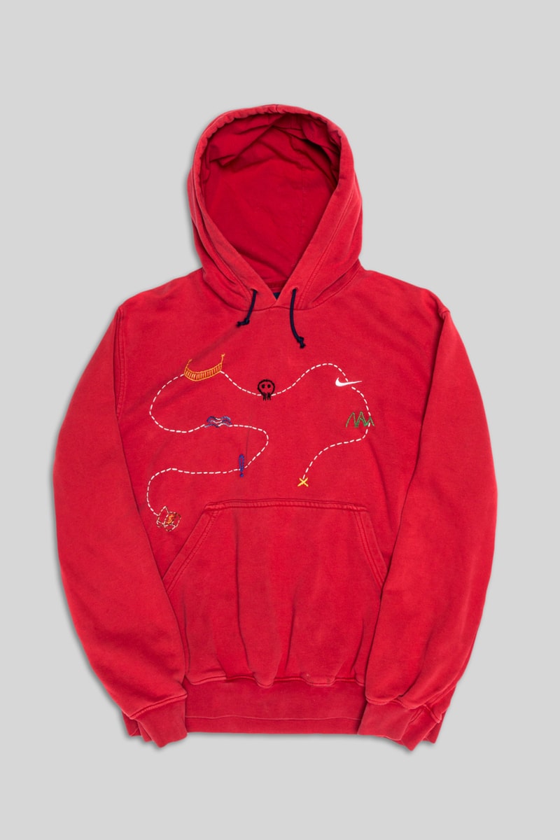 Atelier & Repairs' Patchwork Nike adidas Gear sweater shirt hoodie shirt swoosh logo denim