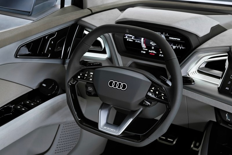 Audi Q4 Entry-Level Electric Crossover Concept german car volkswagen motors geneva auto show 