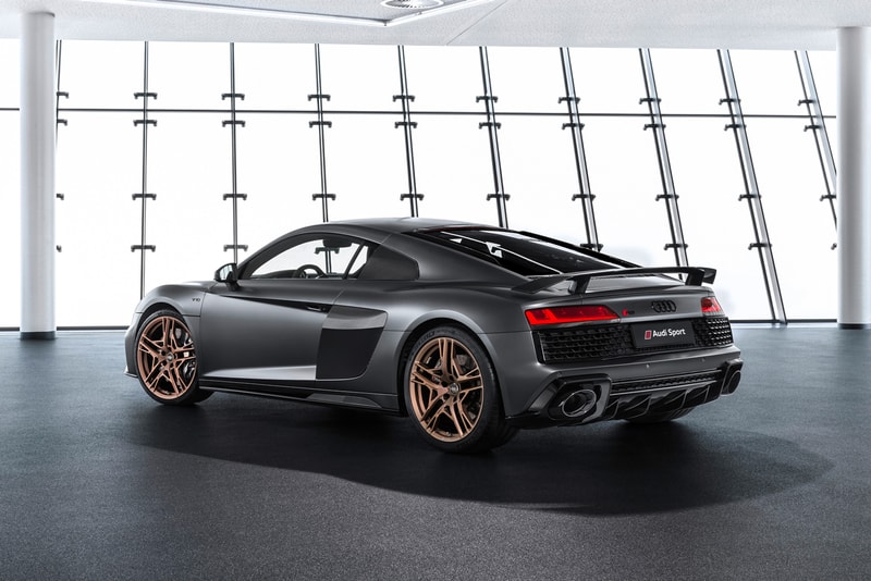 Audi R8 V10 Decennium car 10th anniversary celebration engine power