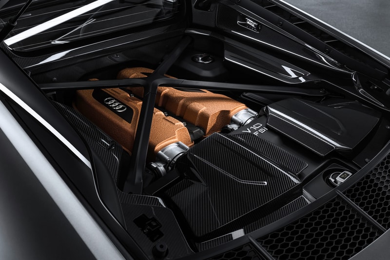 Audi R8 V10 Decennium car 10th anniversary celebration engine power