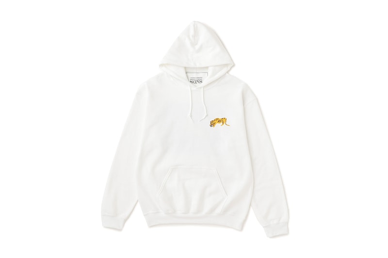 AUTO MOAI x UNITED ARROWS & SONS Collaborative Capsule shirts t-shirts hats hoodies tiger design japanese japan tokyo brand imprint release info drop date 