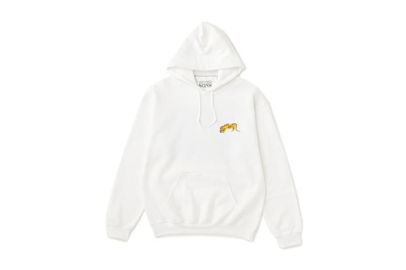 AUTO MOAI x UNITED ARROWS & SONS Collaborative Capsule shirts t-shirts hats hoodies tiger design japanese japan tokyo brand imprint release info drop date