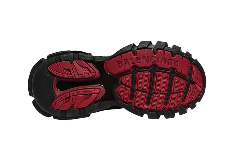 Balenciaga Track Trainers Black Yellow Release Red