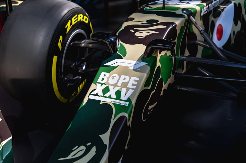 BAPE Teases the Arrival of Its Formula 1 Collaboration